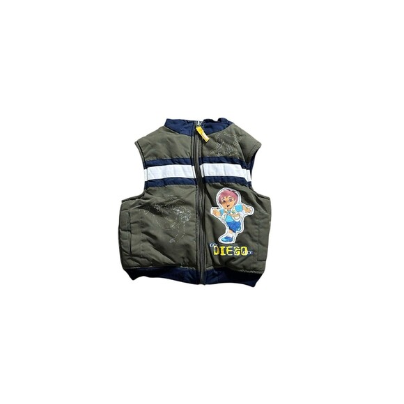 Nickelodeon Other - GO Diego GO Kids Jacket Vest Nickelodeon Nick Jr. Size 2T Rare Design Monkeys